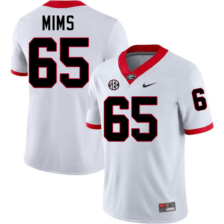 Amarius Mims Georgia Jersey,University Of Georgia Bulldogs Football Jersey,Uniforms,Gears-White